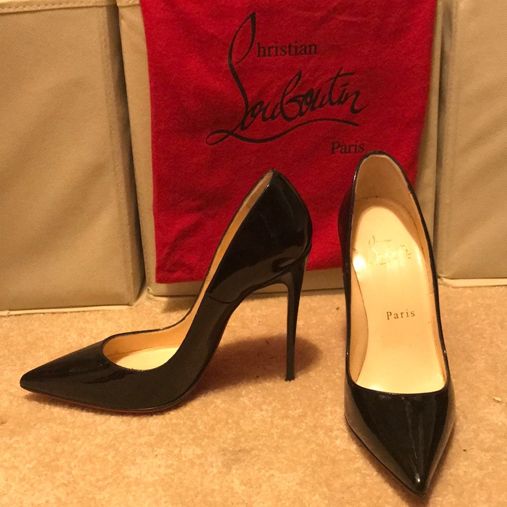 Black Christian Louboutin So Kate Pumps 36.5